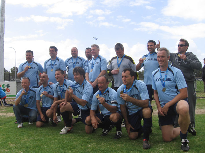 Adelaide Complete<br />13th Australian Masters Games<br />Gold Medal Winners - 40+ Football