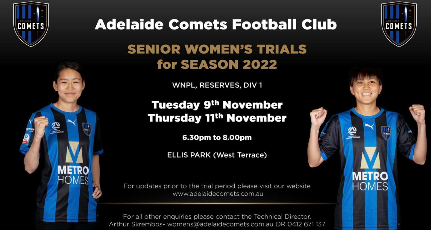 Adelaide Comets Senior Womens Trials for 2022.jpg
